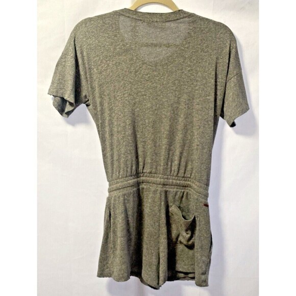 n:Philanthropy Breeze Romper Size XS Gray Distressed Short Sleeve Shorts - Picture 2 of 11